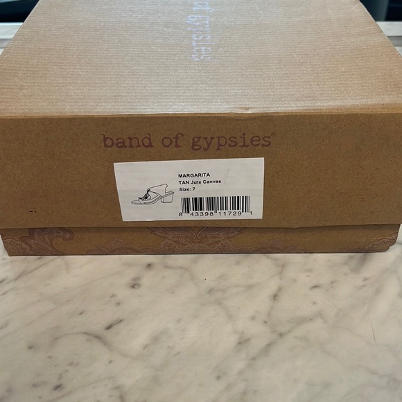 Band of gypsies Margarita tan jute Canvas - Picture 4 of 4